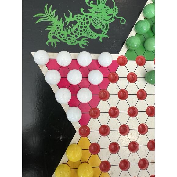 Vintage Pressman Toy Corp Checkers & Chinese Checkers Game Family Collectible - Picture 6 of 16